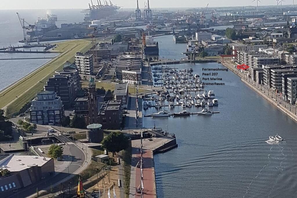 Fewo Pearl 207 Am Yachthafen Inkl. Tiefgarage Bremerhaven Eksteriør bilde